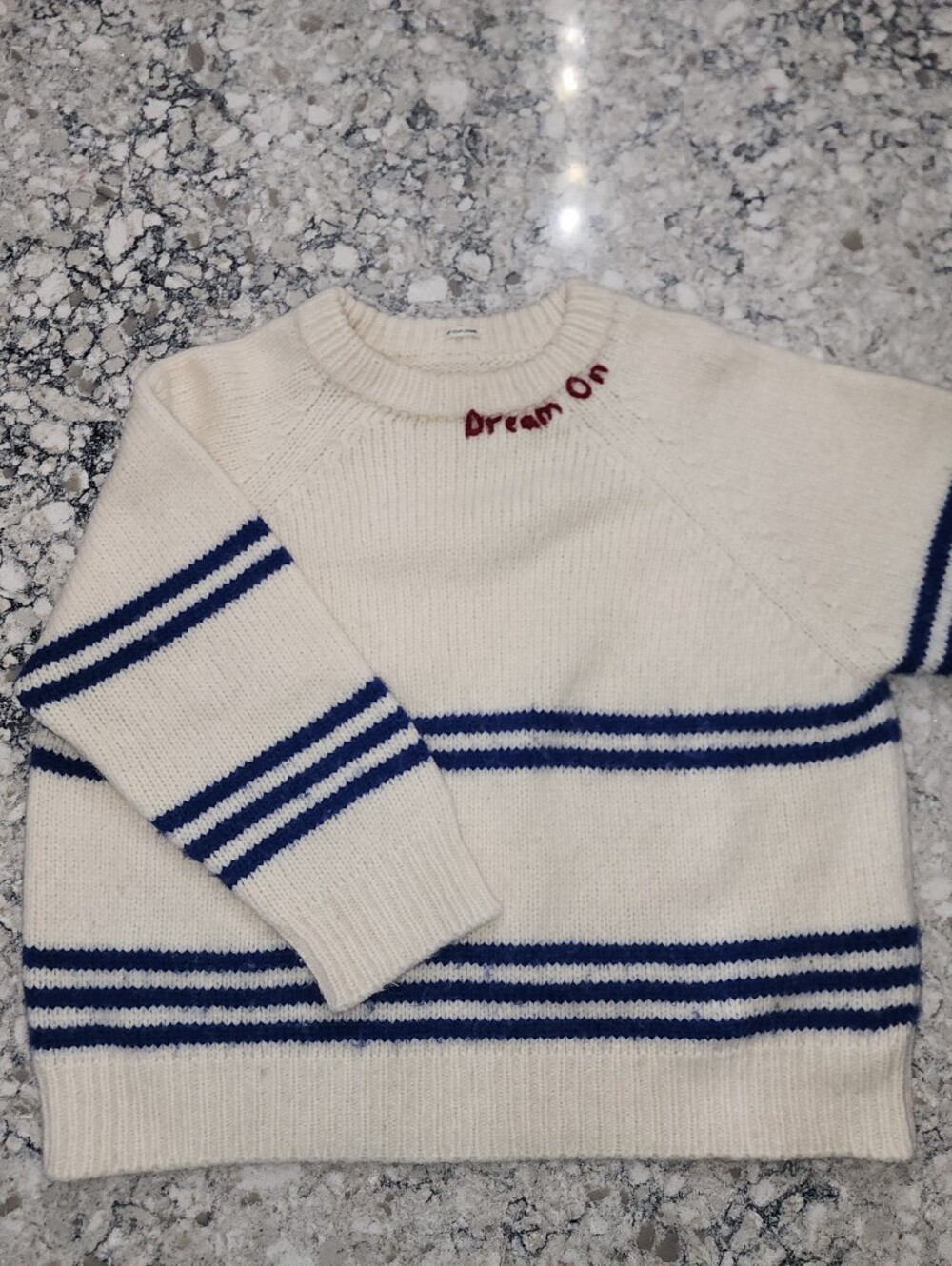 "The Boat Square Jumper" (Dream On Sweater) Alpaca Wool - Picture 2 of 12